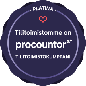 Procountor tilitoimisto platina logo